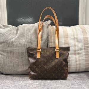 Authentic Louis Vuitton Classic Brown Monogram Tote